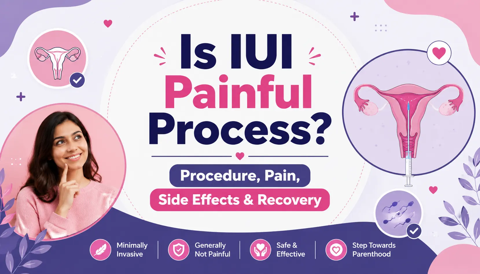 Is IUI Painful? Understanding IUI Procedure, Discomfort, Side Effects, and Recovery – A guide explaining IUI treatment steps, pain level, discomfort, and recovery process