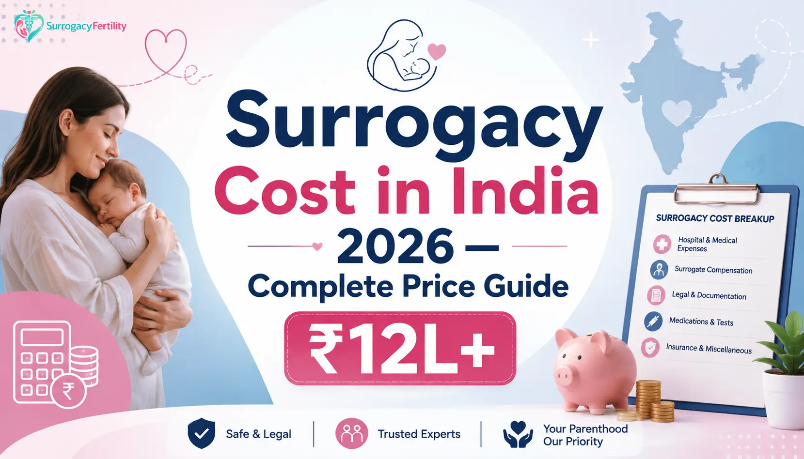 surrogacy cost in india 2026