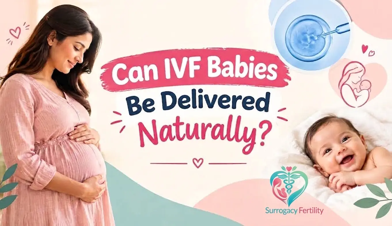 Can IVF Babies Be Delivered Naturally? — Doctor discussing IVF delivery options with a pregnant woman at a fertility clinic in India
