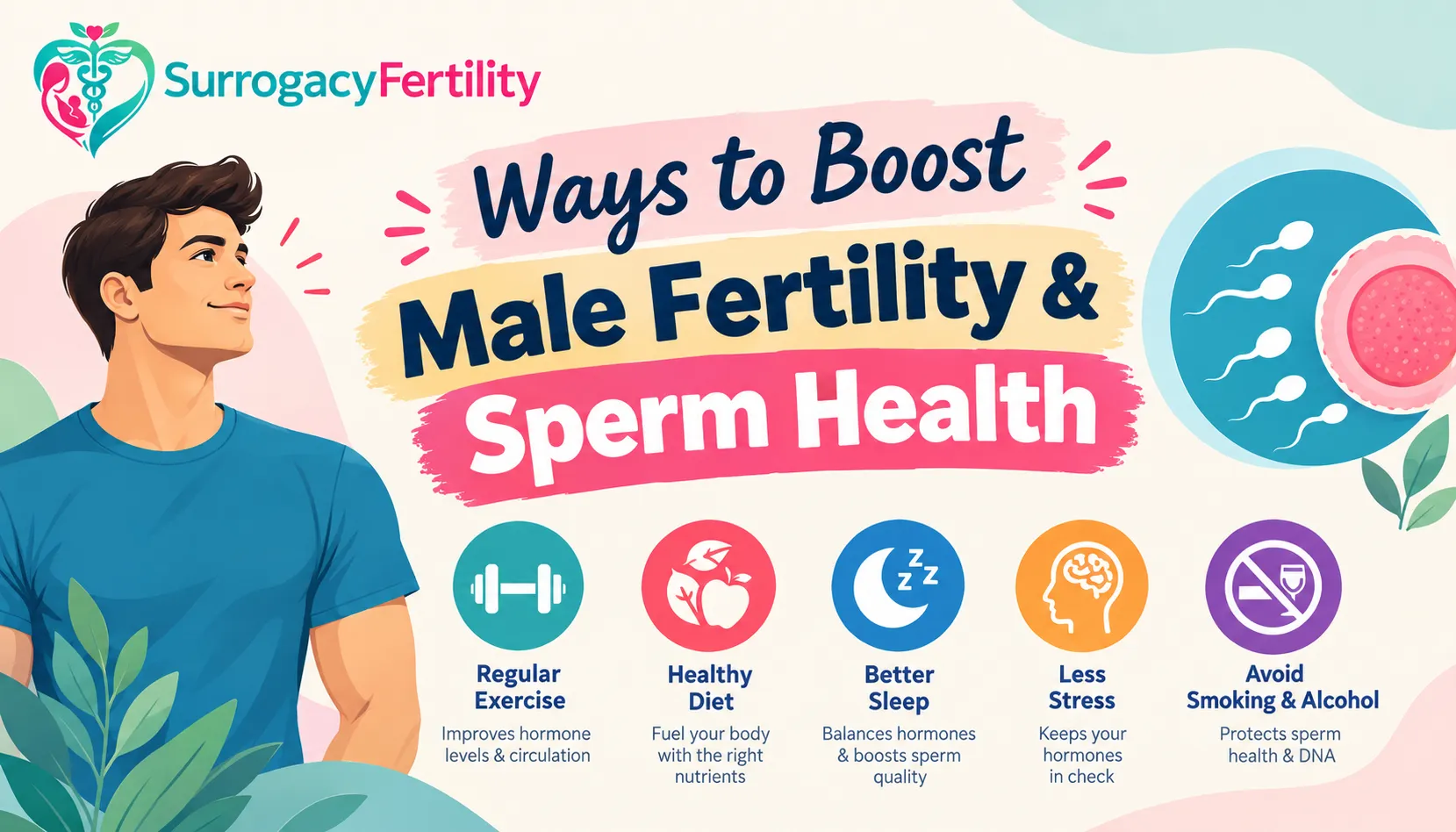 Ways to Boost Male Fertility & Sperm Health — lifestyle tips for better sperm count and motility